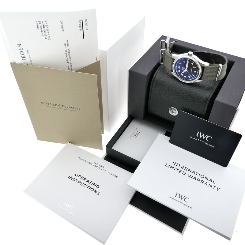 Image 4 of IWC Pilot's Watch Spitfire IW326801; Automatic men's watch