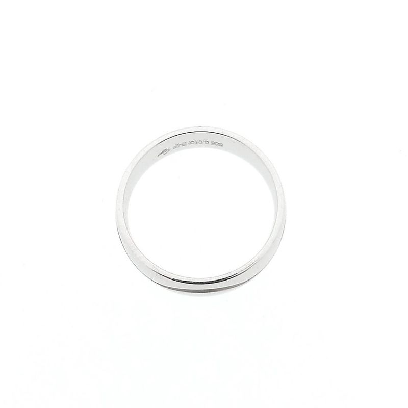 Image 10 of White gold (wedding) ring with diamond; 0.01 ct.