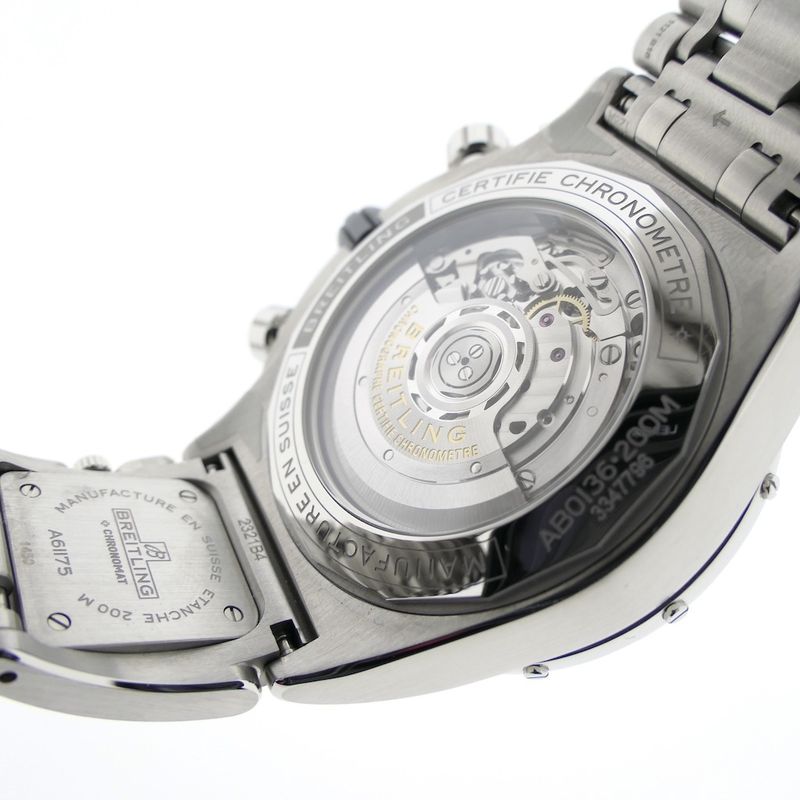 Image 10 of Breitling Super Chronomat B01 44; Automatic men's watch with UTC
