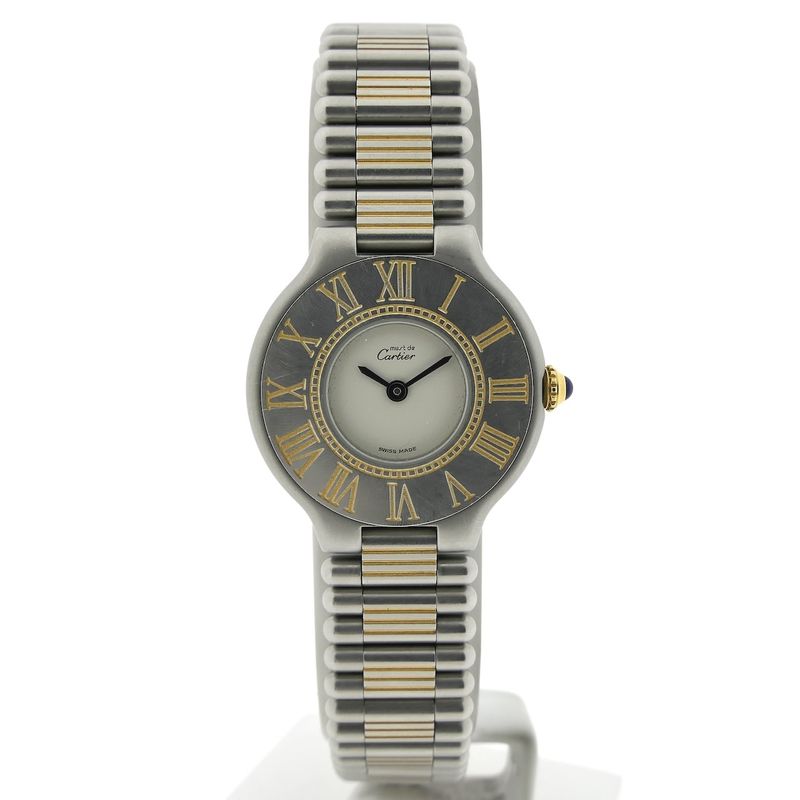 Image 1 of Cartier 'Must de Cartier 21' 9010; Bicolor ladies watch
