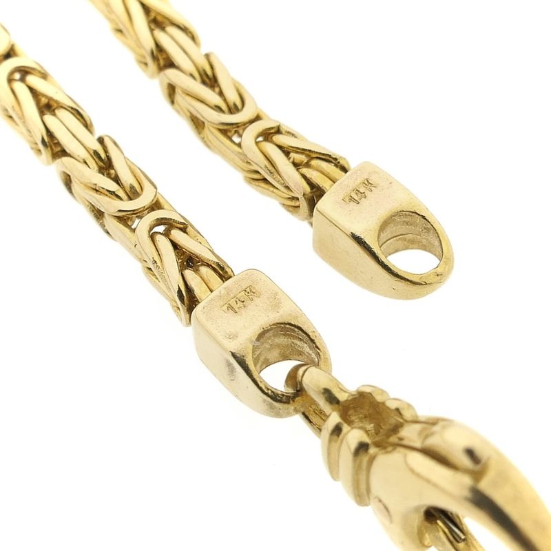 Image 8 of Gold square king chain