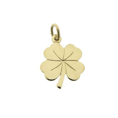 Image 1 of Gold pendant of a four-leaf clover