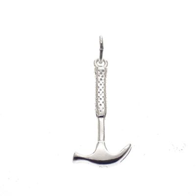 Image 1 of Silver charm; Hammer