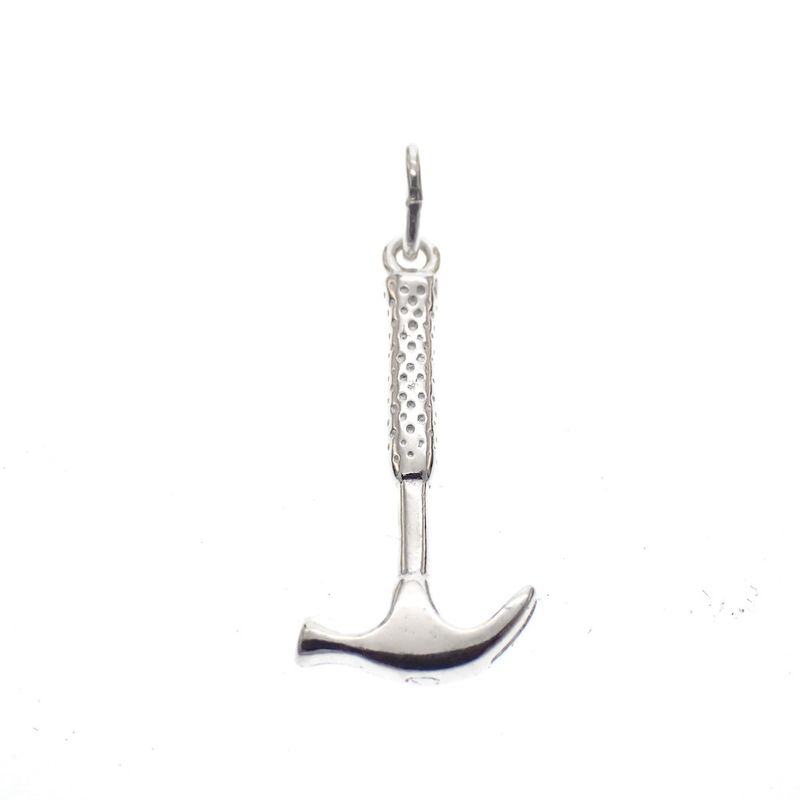 Image 1 of Silver charm; Hammer