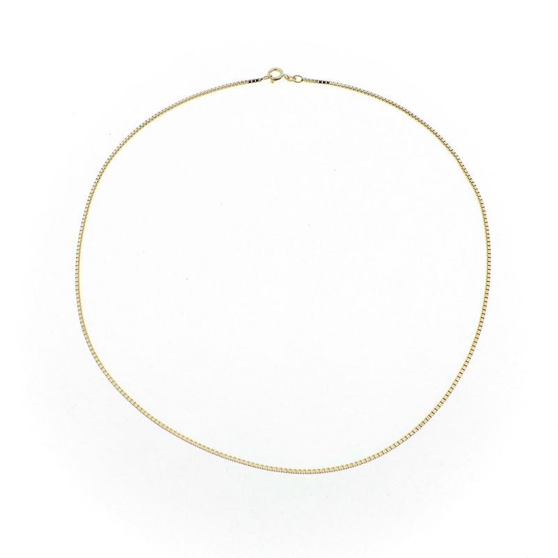 Image 4 of 18K Gold Venetian Link Chain | 50cm