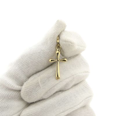 Image 2 of Gold pendant of a cross