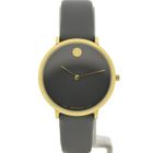 Image 1 of Movado Museum Classic 70th Anniversary; Gold-plated women's watch with gray dial; 0607140