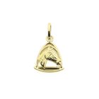Image 1 of Gold pendant of a horse's head with a bracket