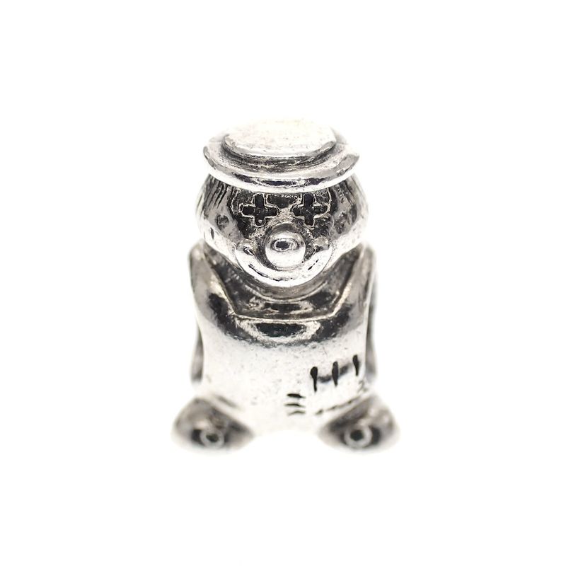 Image 4 of Pandora charm; Silver; Clown