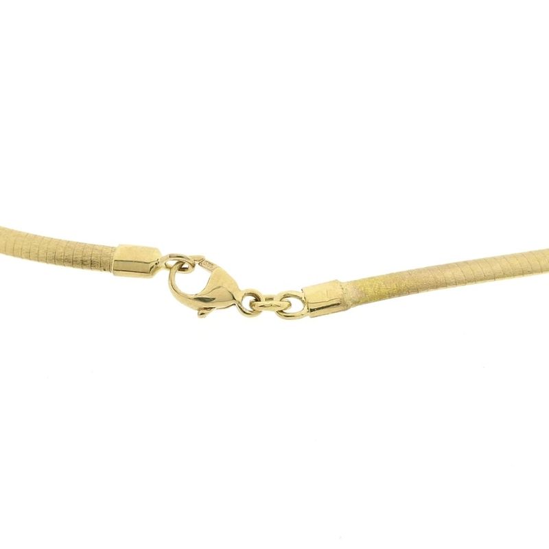 Image 5 of Gold Omega link necklace | 42.5 cm