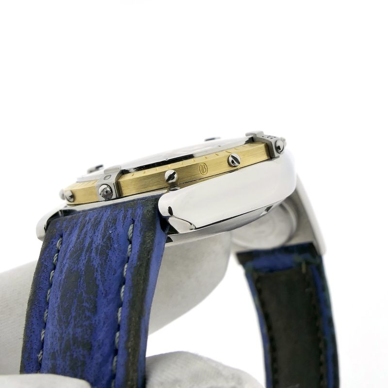 Image 7 of Breitling Chronomat D13047; Vintage pilot men's watch with UTC module