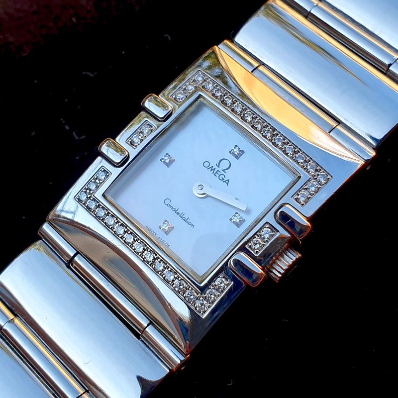 Image 9 of Omega Constellation Quadra; Women's watch with diamonds