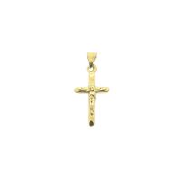 Gold pendant of a cross with corpus