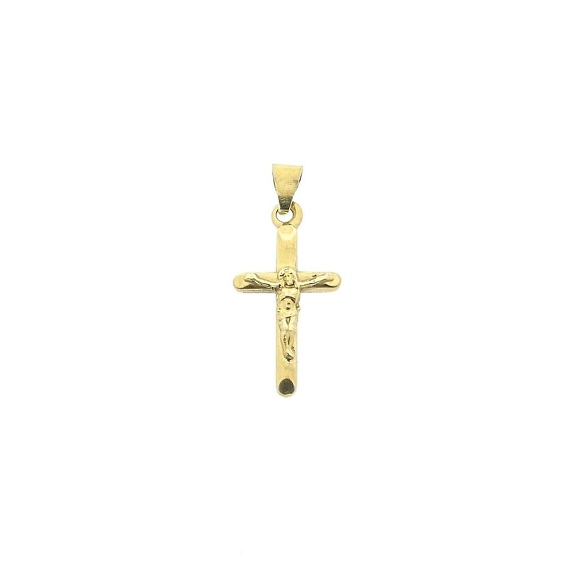Image 1 of Gold pendant of a cross with corpus