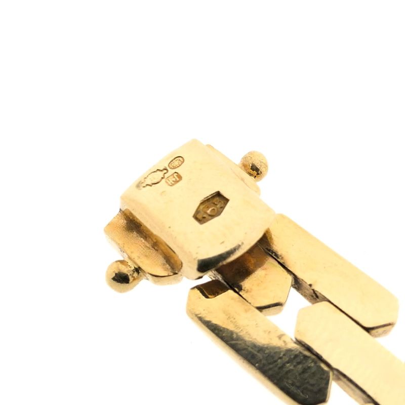 Image 8 of Gold Bismarck link bracelet