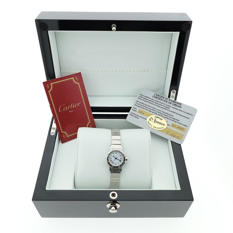 Image 16 of Cartier Santos Octagon Automatic 0906; Vintage ladies watch