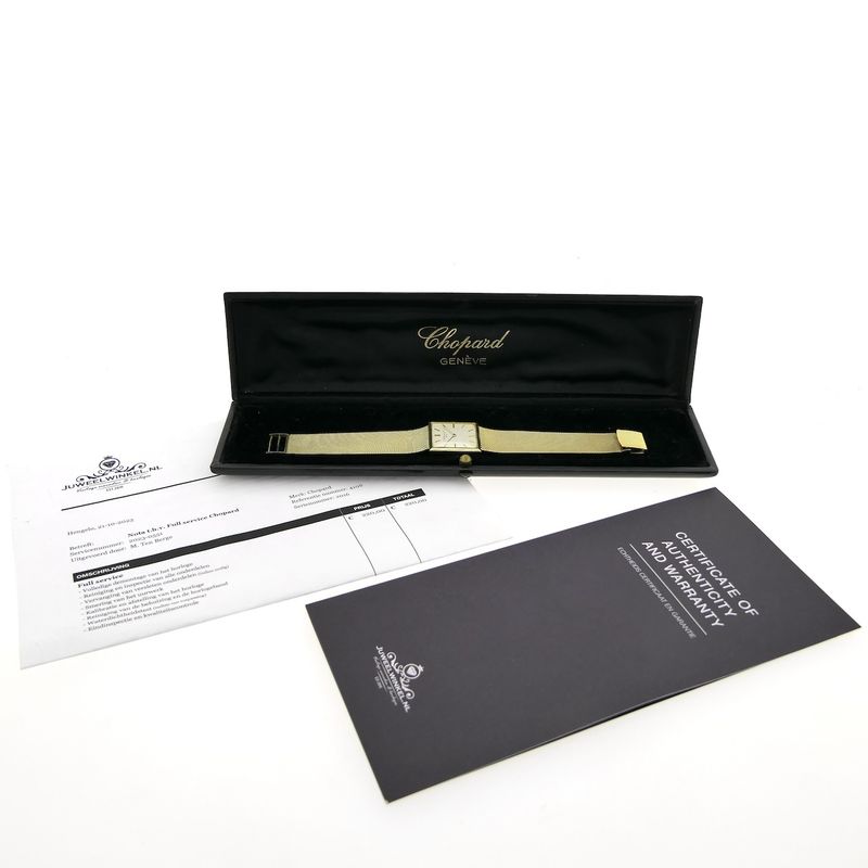 Image 4 of L.U. Chopard & Cie; Vintage 18k gold watch