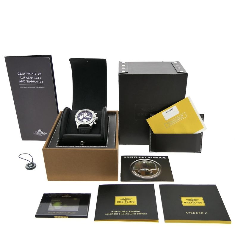 Image 4 of Breitling Avenger Chronograph II A13381; Automatic men's watch