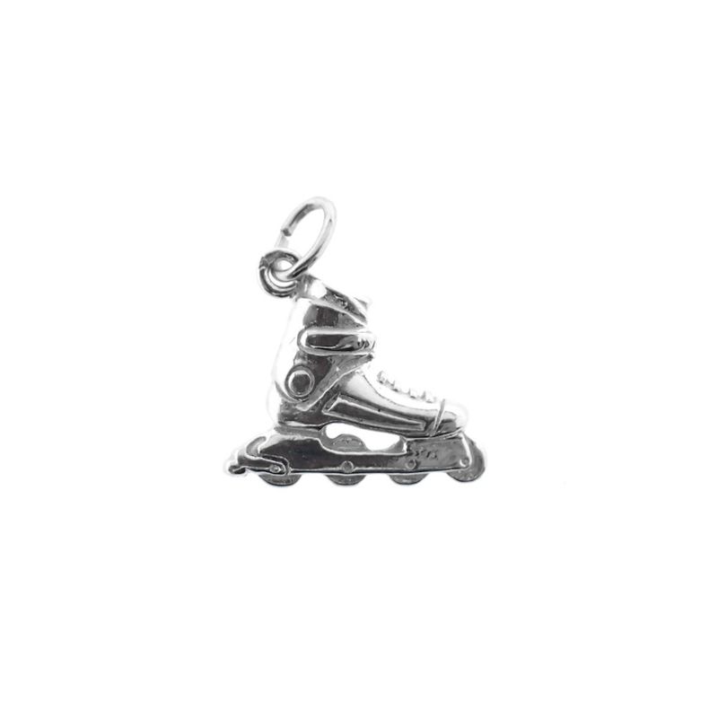 Image 1 of Silver charm; Roller skate