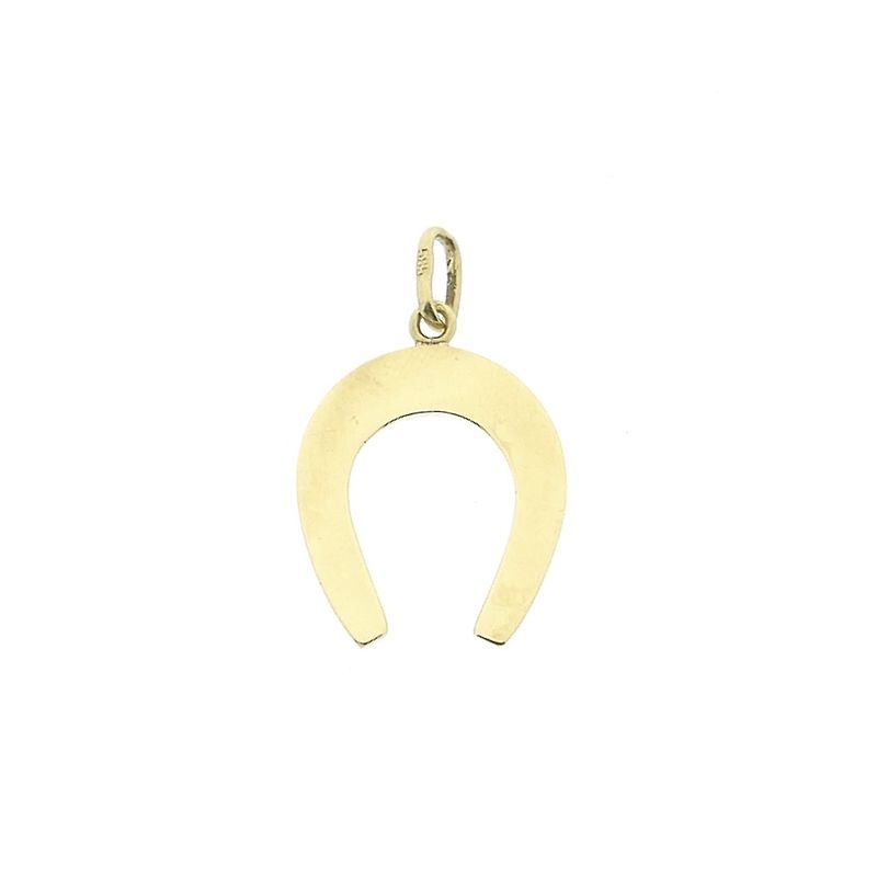 Image 5 of Gold horseshoe pendant