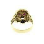 Image 4 of Gold pinky ring with ruby; Hades