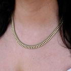 Afbeelding 8 van Gouden dubbele gourmetschakel ketting