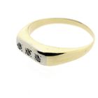 Image 3 of Gold ring with zirconia