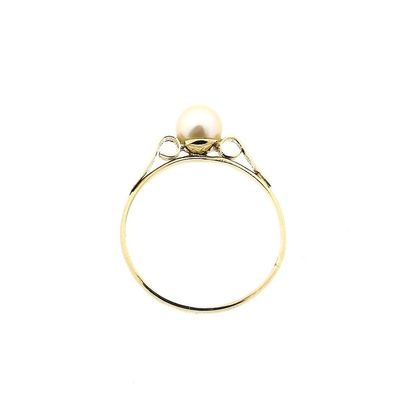 Image 5 of Gold ring with pearl