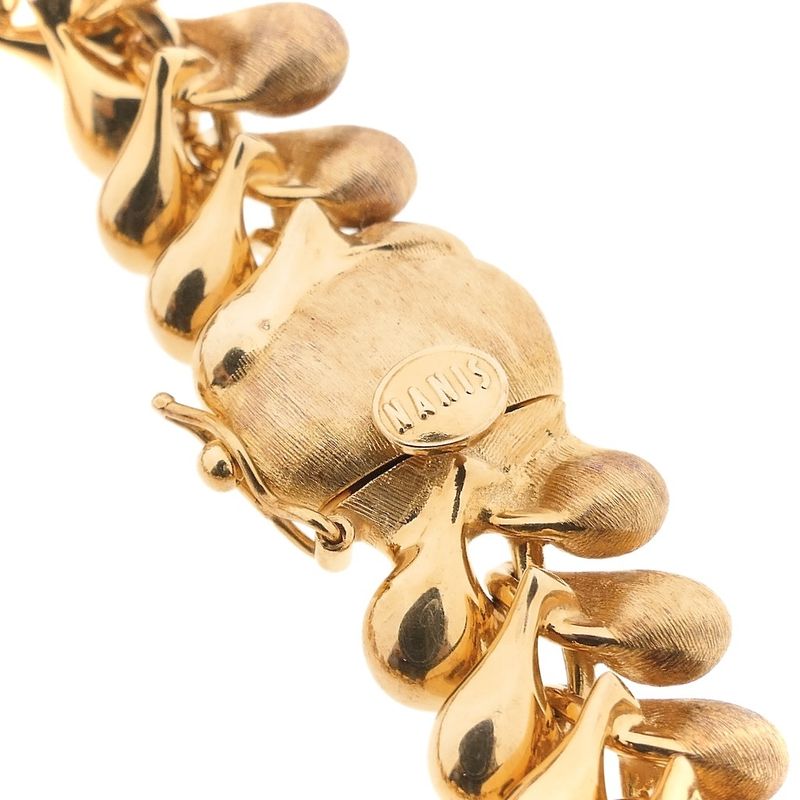Image 4 of Bicolor gold Nanis Trasformista bracelet; 20.5 cm