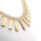Image 2 of Exclusive gold fantasy necklace; bars | 47 cm