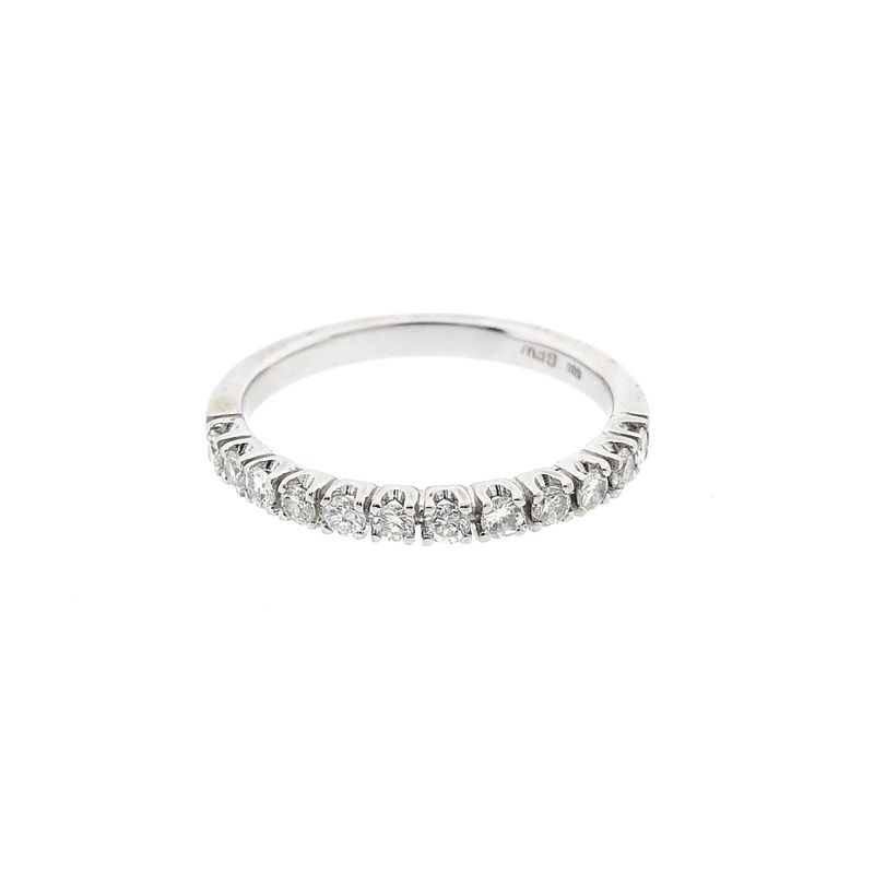 Image 3 of White Gold Ring with Diamonds; 0.48 ct.