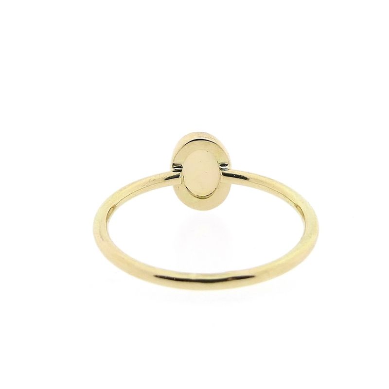 Image 4 of Gold ring with precious opal
