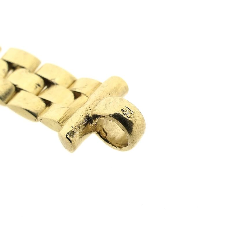 Image 6 of Gold Bismarck link bracelet | 19.5 cm