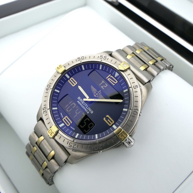 Image 10 of Breitling Aerospace Titanium E56062; Bi-color men's watch
