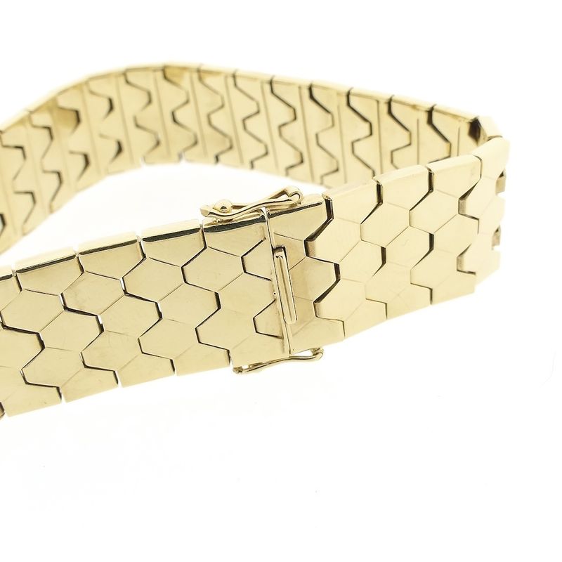 Image 4 of 8 carat wide fantasy link bracelet