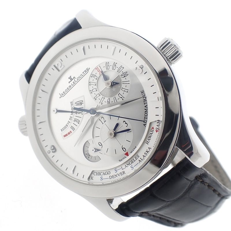 Image 4 of Jaeger LeCoultre Master Geograpic; GMT Manufacture watch