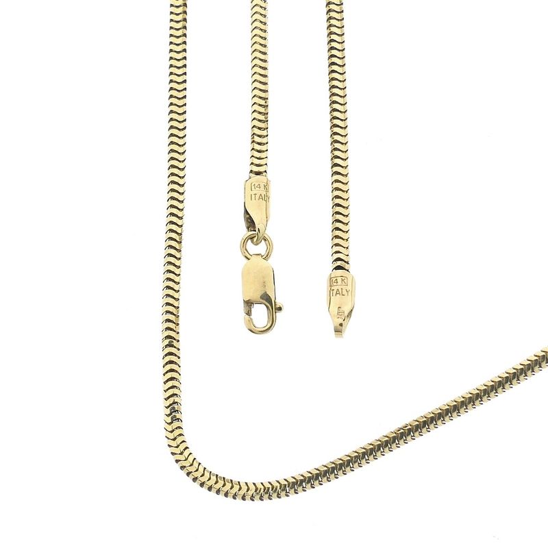 Image 1 of Gold snake link chain