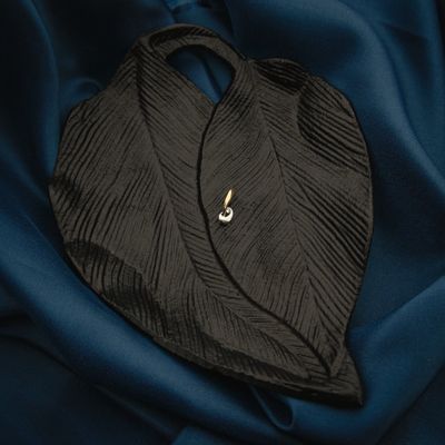 Image 2 of Two-tone gold minimalist pendant with diamond; 0.035 ct.