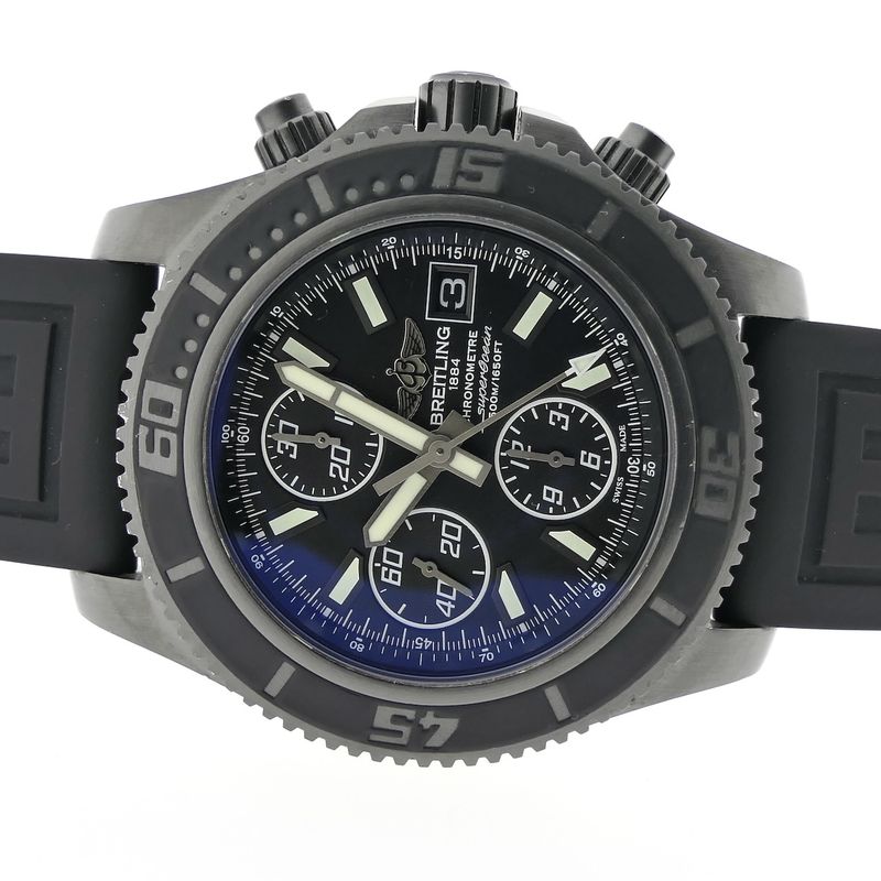 Image 13 of Breitling SuperOcean II Blacksteel Limited Edition M13341; Automatic men's diving watch