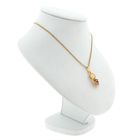 Image 6 of Two-tone gold rose pendant