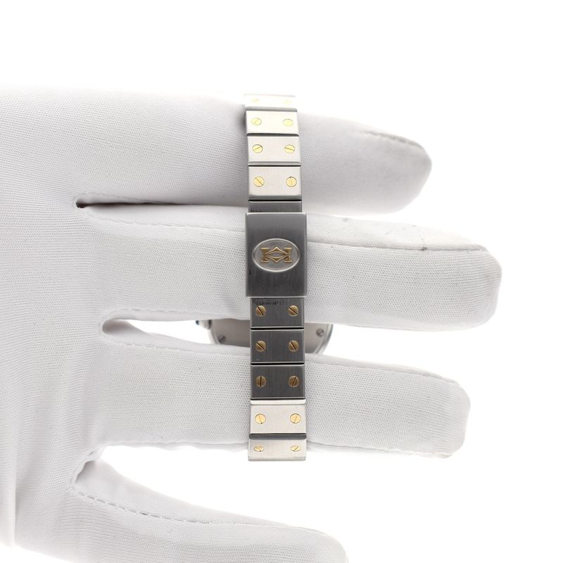 Image 12 of Cartier Santos Vendôme Ronde 8191; 18k gold/steel women's watch