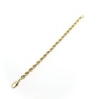 Image 7 of Gold twisted link bracelet | 19 cm