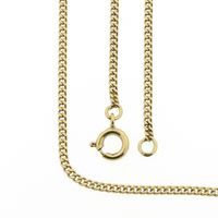 Gold gourmet link chain