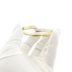 Image 8 of Two-tone gold bangle; Size M