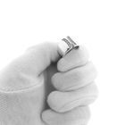 Image 9 of Silver robust ring with zirconia; TiSento