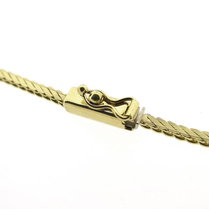 Image 4 of Gold herringbone link necklace