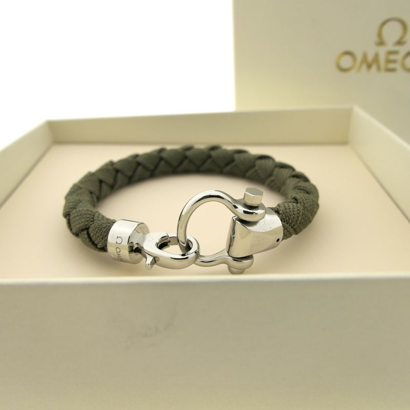 Image 4 of Omega Accessories; Sailing Bracelet; Khaki; Nylon; (M) 19cm