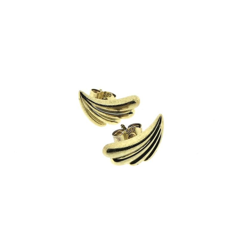 Image 3 of Gold stud earrings | Vintage