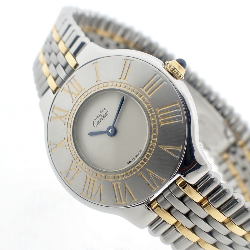 Image 3 of Cartier Must 21; Gold/steel women's watch