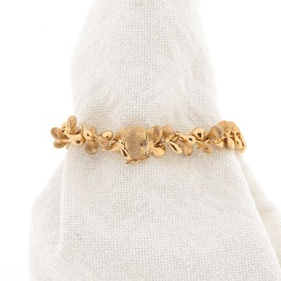 Image 1 of Bicolor gold Nanis Trasformista bracelet; 20.5 cm